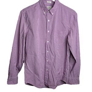 Men’s J.Crew Plaid Classic Stretch Long Sleeve Button Down Collared Top